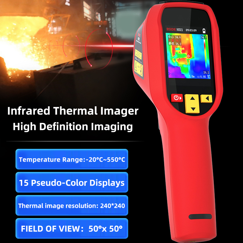 Thermal Imager Pcb Repair - HX1 Wärmebildkamera 240X240 Thermografie-Gerät Infrarot-Temperaturmessgerät für