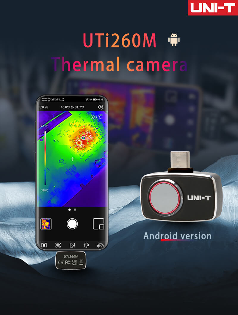 UNI-T UTi260M Mobile Wärmebild – Thermal Imaging Camera 256X192 Bewertung und Preis