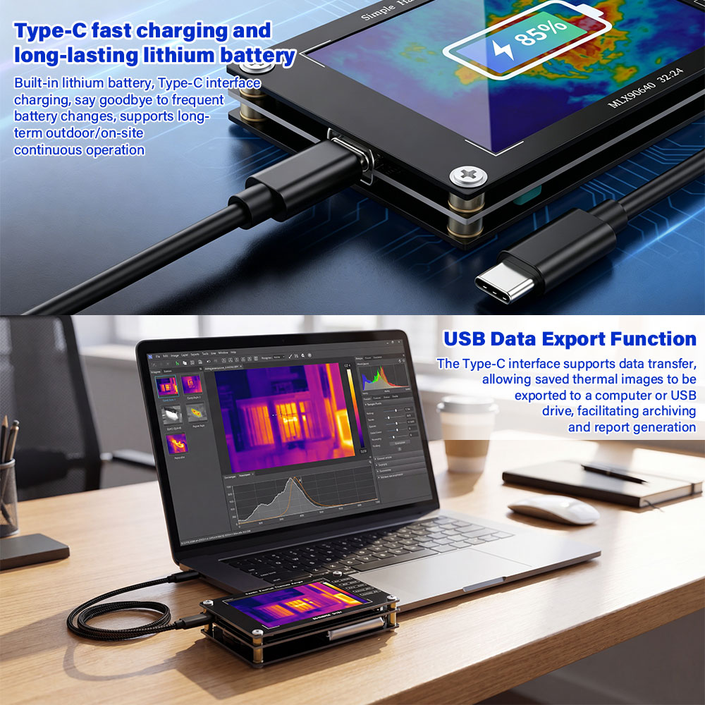 32*24 Wärmebildkamera -40°C ℃  – Nf 521 Thermal Imaging Camera Bewertung und Preis