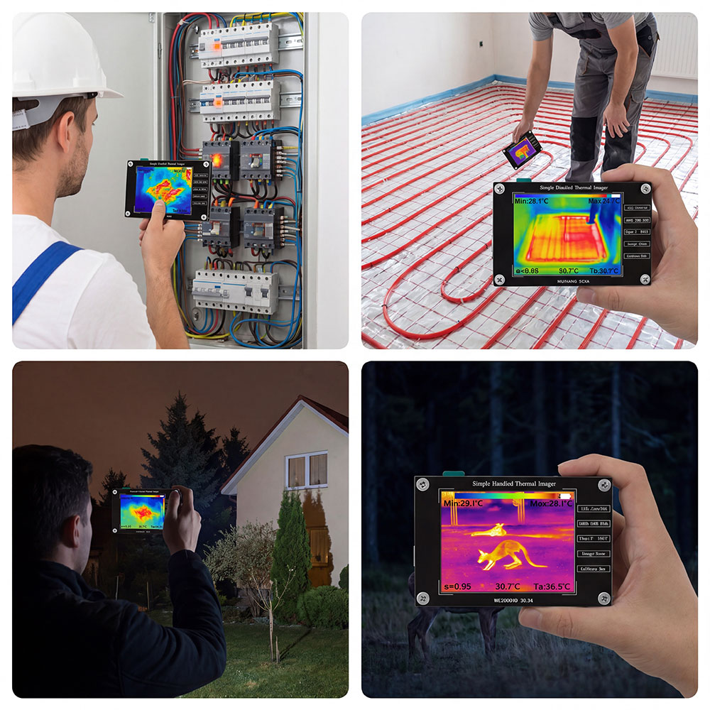 32*24 Wärmebildkamera -40°C ℃  – Nf 521 Thermal Imaging Camera Bewertung und Preis
