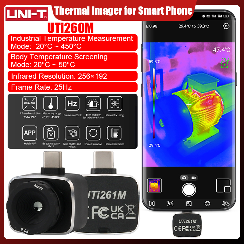 UNI-T UTi261M Wärmebildkamera  – Thermal Imaging Camera 256X192 Bewertung und Preis