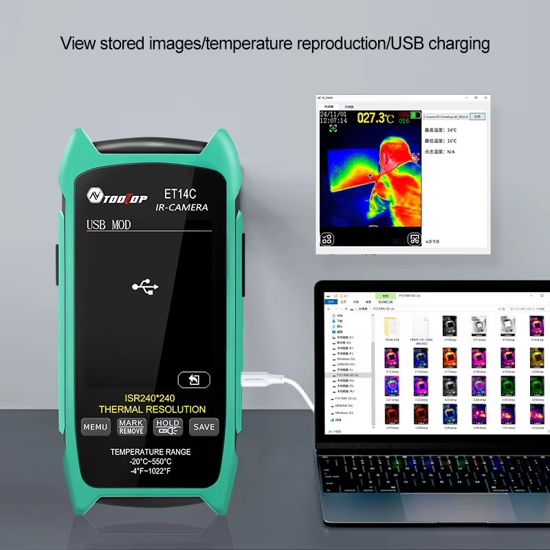 TOOLTOP ET14C 2,8-Zoll-Wärmebi – Nf 521 Thermal Imaging Camera Bewertung und Preis